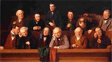 Painting The Jury 1861 by John Morgan England